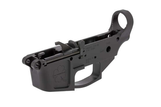 FM Products billet 9mm stripped lower receiver does feature 9mm specific components such as bolt catch, ejector, and mag release